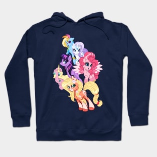 My Little Pony G5 Inspired Mane 6 Hoodie